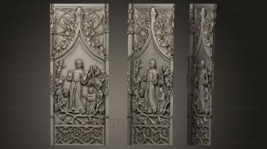 High reliefs and bas-reliefs, historical and religious (GRLFH_0105) 3D model for CNC machine